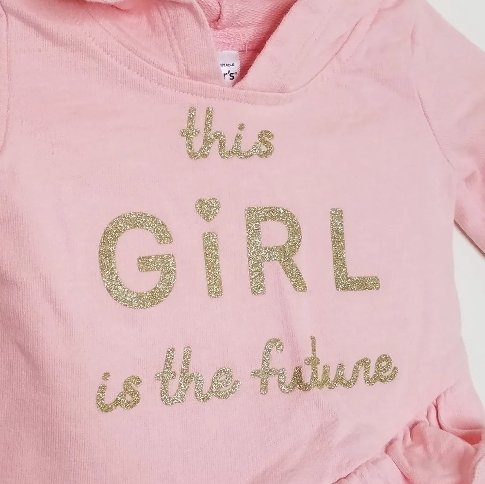 Carters hoodie ruffle